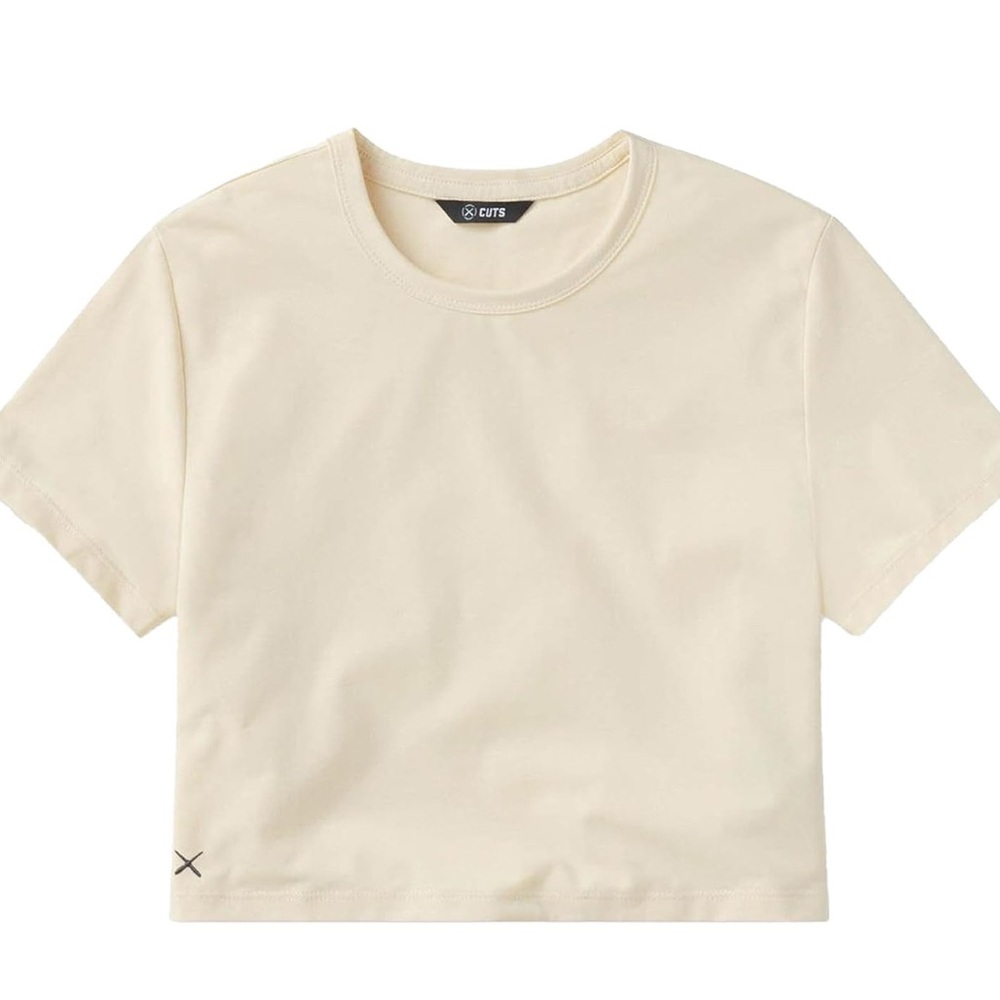 NWOT CUTS Crop Top Dune, Sz S